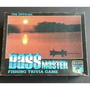 Bass Masters Fishing Trivia Board Game Official Edition
